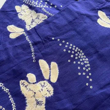 유카타 토끼 짜기 야마구치 코야코 화장 긴 유카타 상품 이미지 2