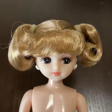 리카짱 캐슬 리카짱 트윈 테일 컬 갈색 머리 상품 이미지 1