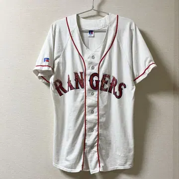 80년대~90년대 USA제 MLB 러셀 텍사스 레인저스 티셔츠 원단 상품 이미지 2