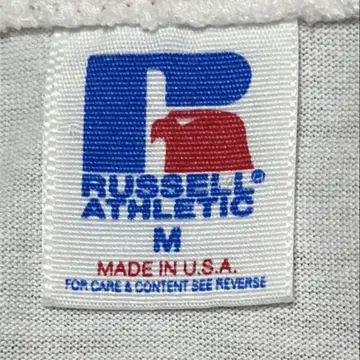 80년대~90년대 USA제 MLB 러셀 텍사스 레인저스 티셔츠 원단 상품 이미지 4
