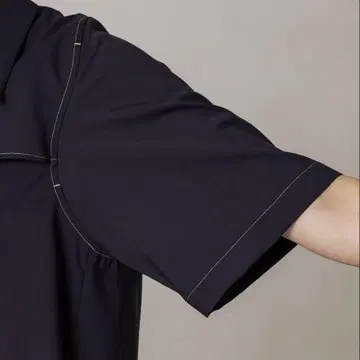 PUBLIC TOKYO 드라이 트로 프론트 지퍼 셔츠 상품 이미지 5